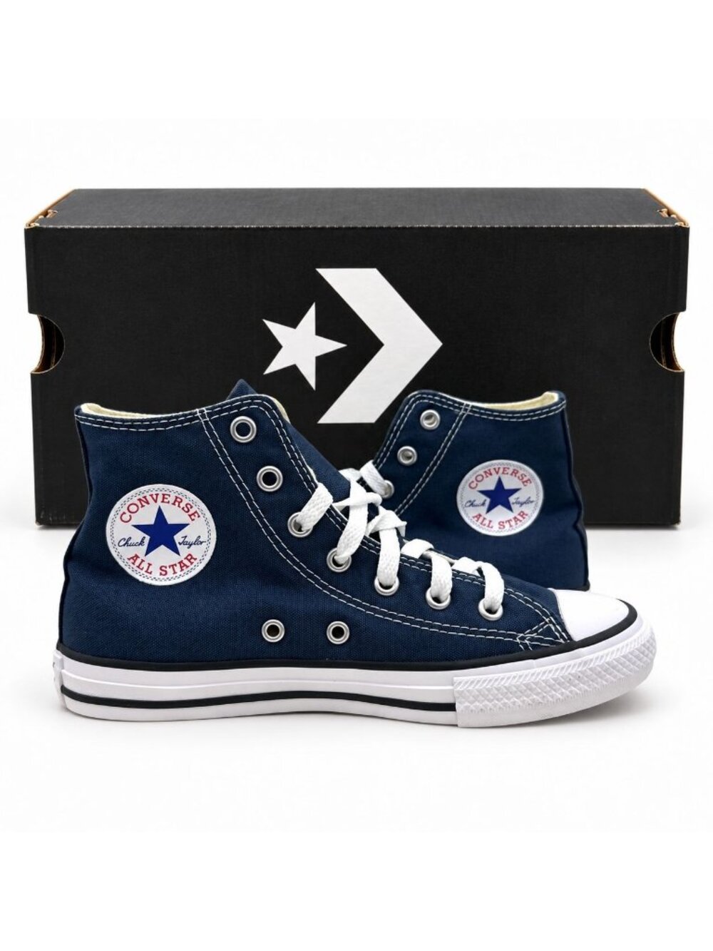 Converse Chuck Taylor All Star High Top Youth 2 Navy 3J233 New With Box